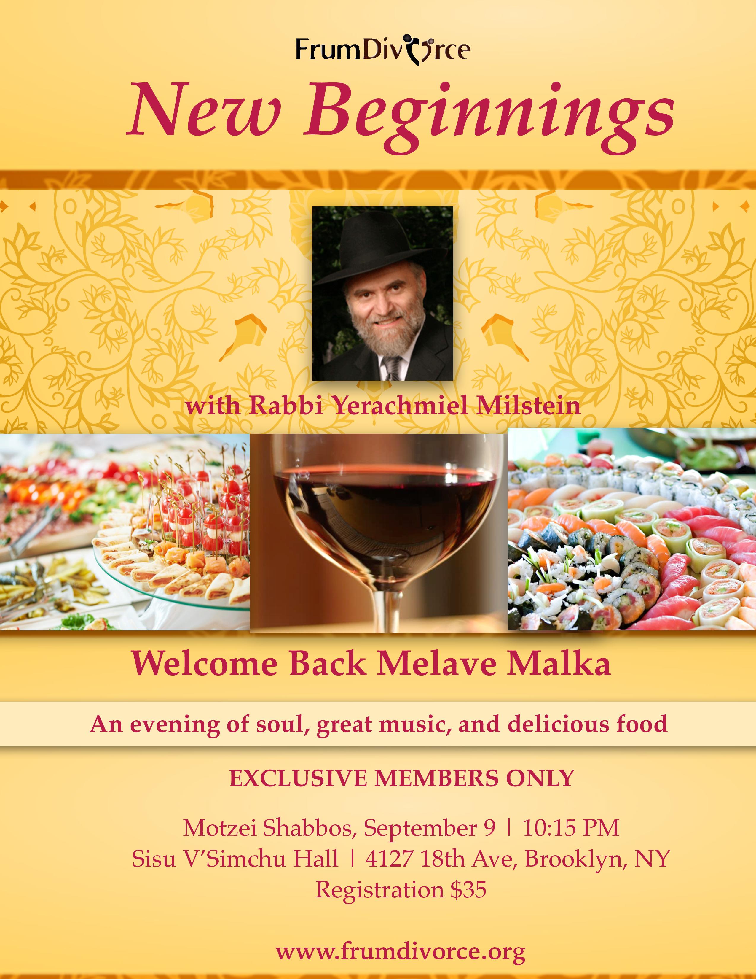 Welcome Back Melave Malka