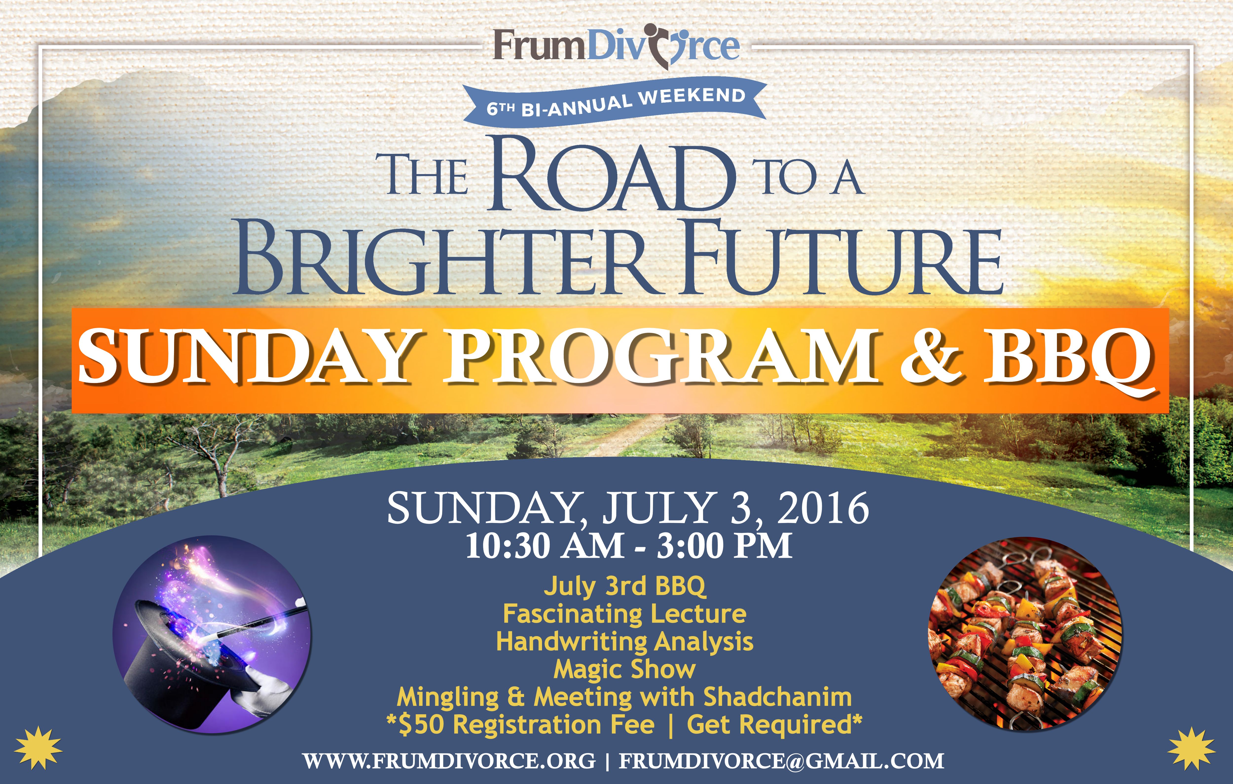 The Road to a Brighter Future: Sunday Program & BBQ